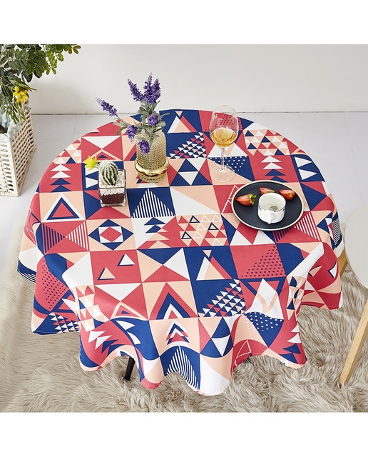 Imagen 0 de Mantel redondo antimanchas 140 cm