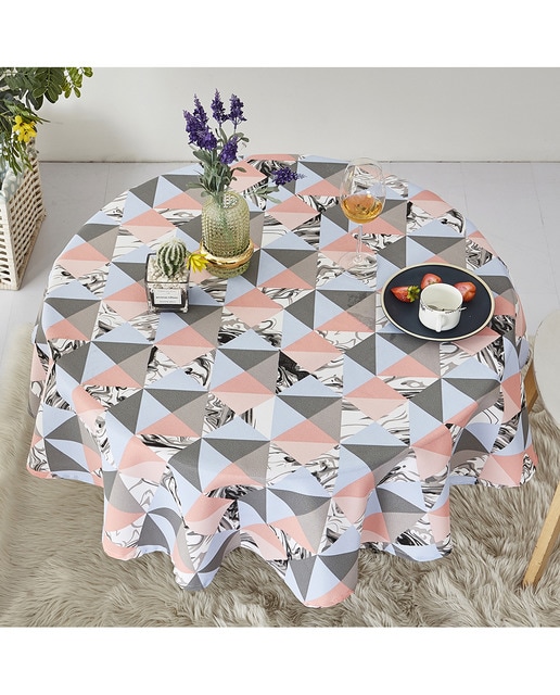Imagen 0 de Mantel redondo antimanchas 140 cm
