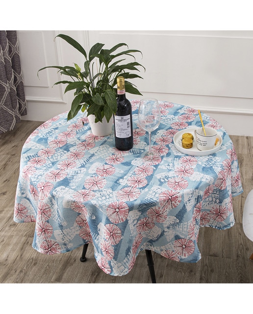 Imagen 0 de Mantel redondo antimanchas 140 cm