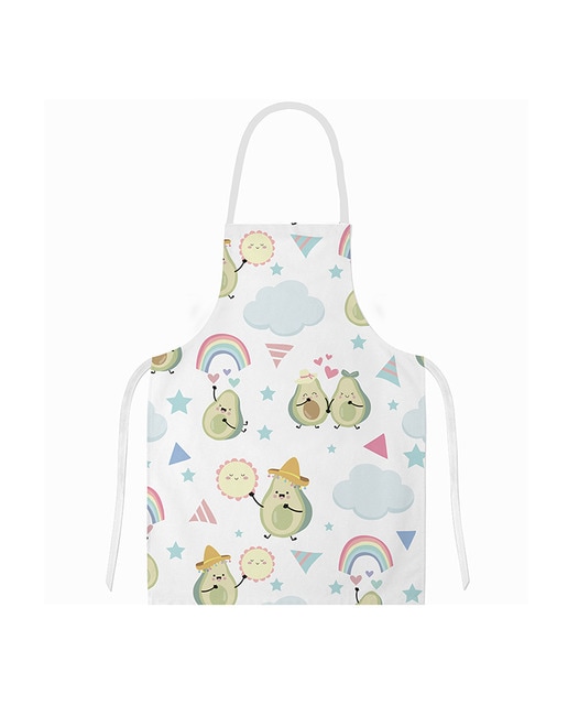 Imagen 0 de Delantal ajustable aguacates 60 x 80 cm