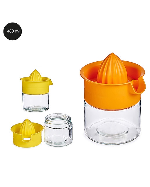 Imagen 0 de Pack 2 exprimidores de vidrio 480 ml