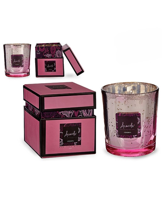 Imagen 0 de Vela permufada en tarro con caja y olor a fresas con nata