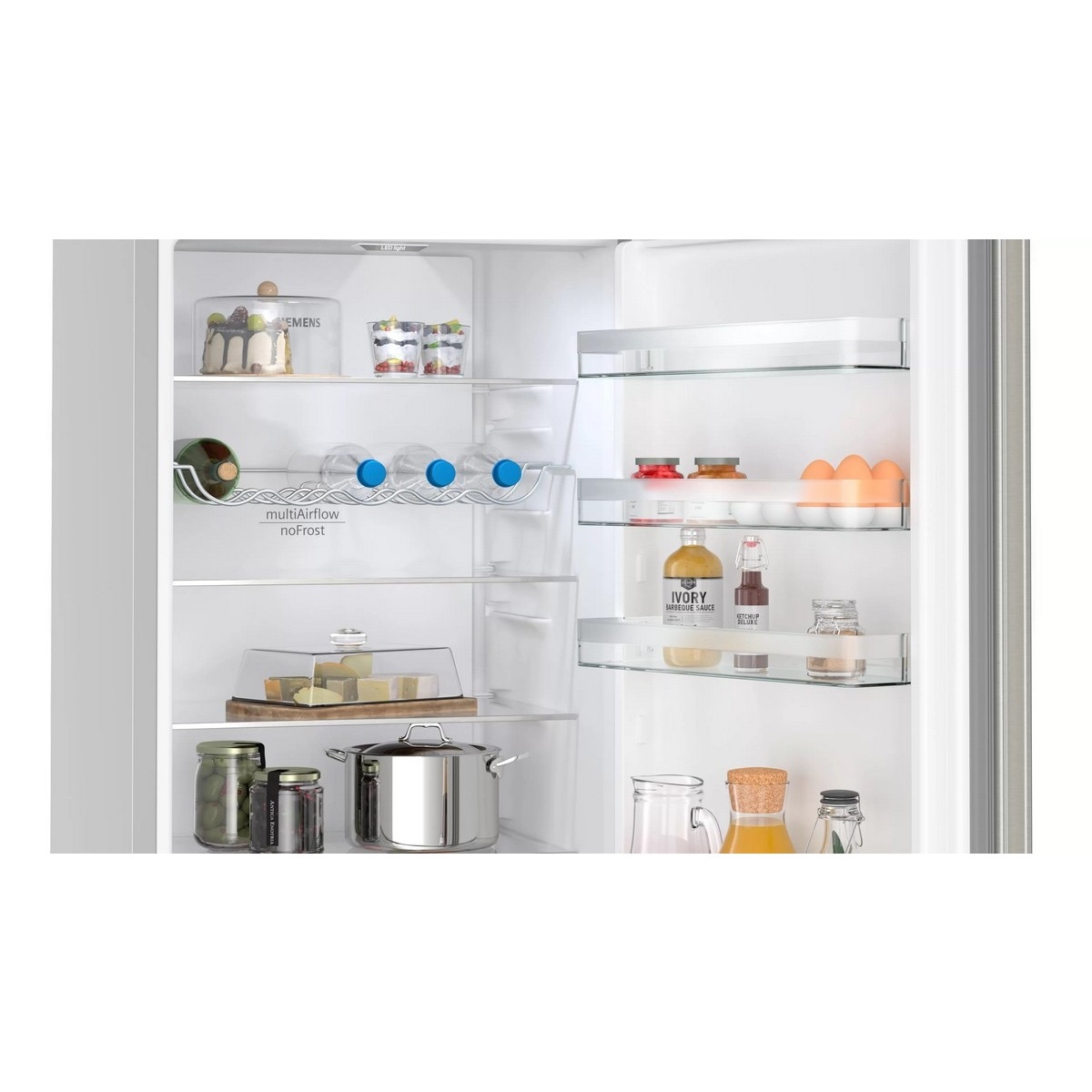 Frigorífico Combinado Siemens iQ300 KG39N2ICF No Frost e hyperFresh de 203 cm - Inox Easyclean Inox-6