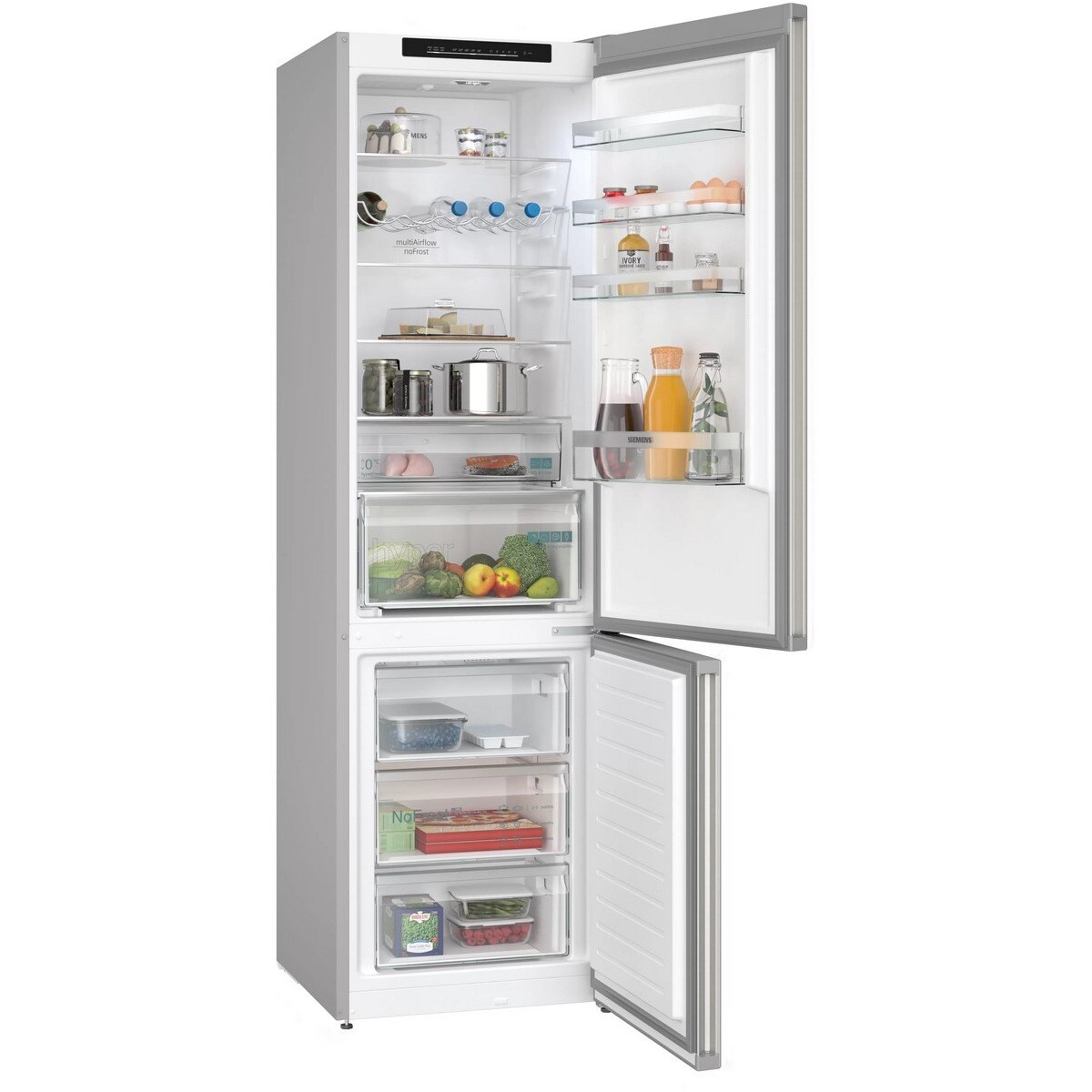 Frigorífico Combinado Siemens iQ300 KG39N2ICF No Frost e hyperFresh de 203 cm - Inox Easyclean Inox-4