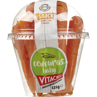 Cenouras Baby embalagem 125 g - Vitacress Kids