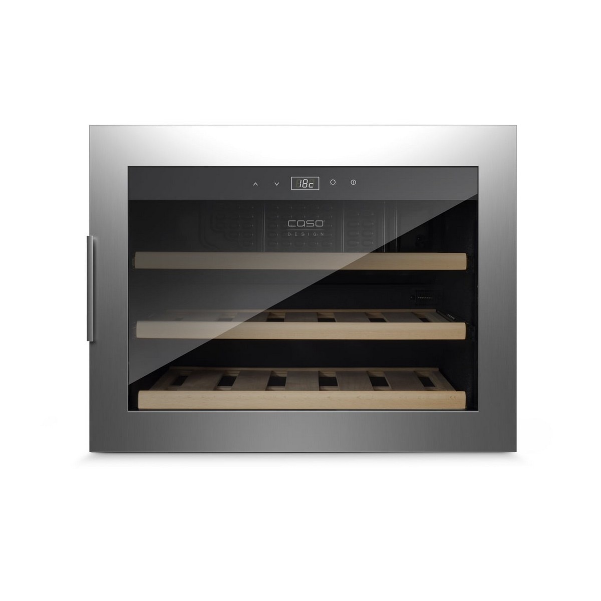 Imagem 0 de Garrafeira Encastrável Caso WineSafe 18 EB 5CASOD629G com Capacidade para 18 Garrafas Standard - Inox