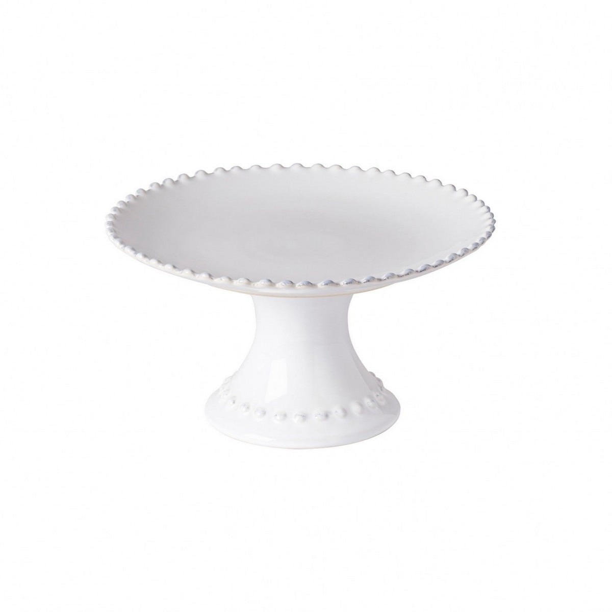 Prato com Pé Pearl -22 cm 1