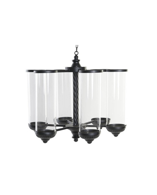 Imagen 0 de Portavela metal y cristal