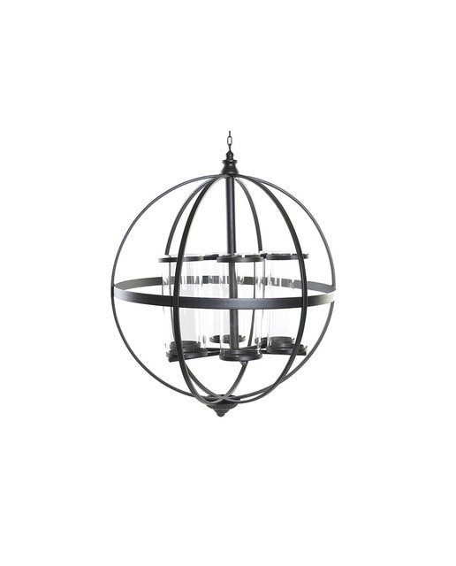 Imagen 0 de Portavela metal y cristal