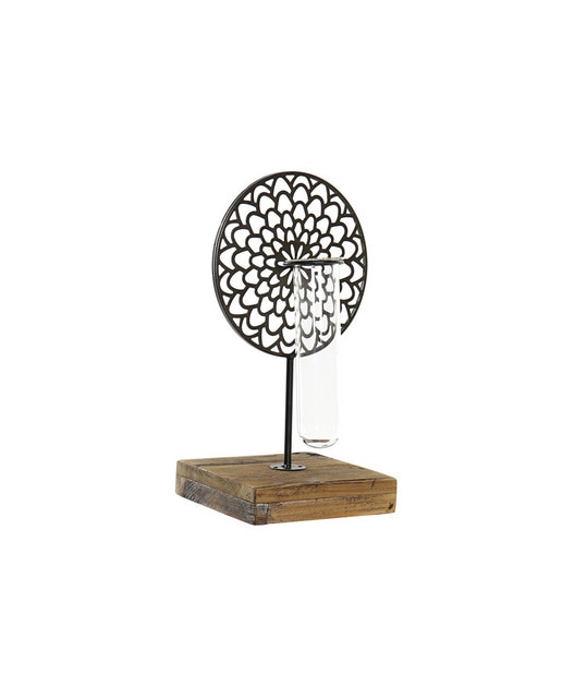 Imagen 0 de Portavela metal y cristal