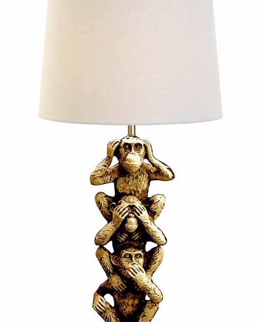 Imagen 0 de Lámpara sobremesa resina y poliéster monos