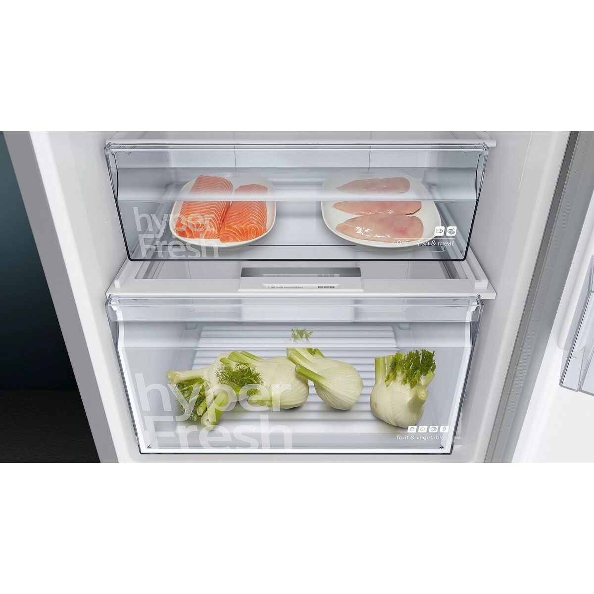 Frigorífico Combinado Siemens iQ300 KG36NVIEC No Frost e MultiAirflow de 186 cm - Inox Easyclean Inox-6