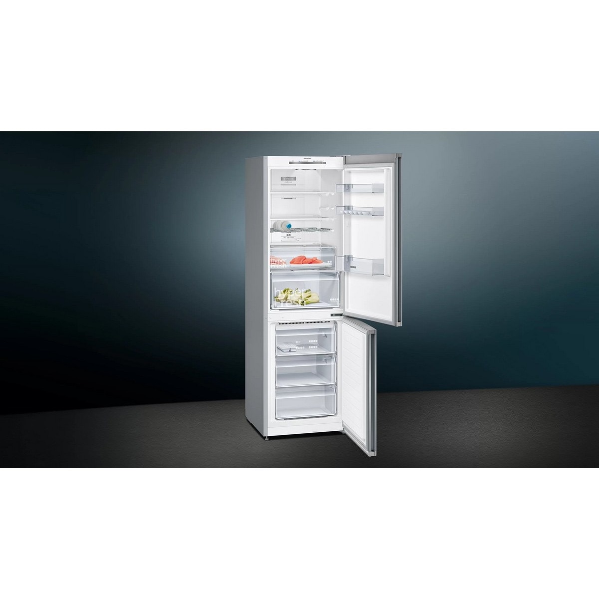 Frigorífico Combinado Siemens iQ300 KG36NVIEC No Frost e MultiAirflow de 186 cm - Inox Easyclean Inox-2