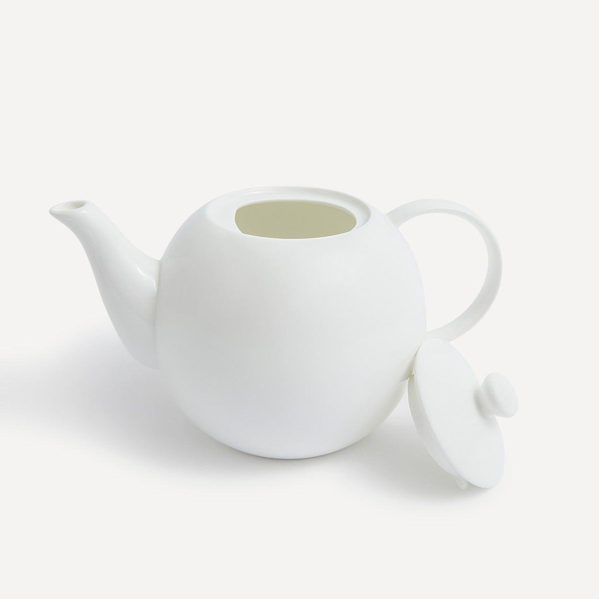 Chaleira redonda Bone China Essential El Corte Inglés Branco-4