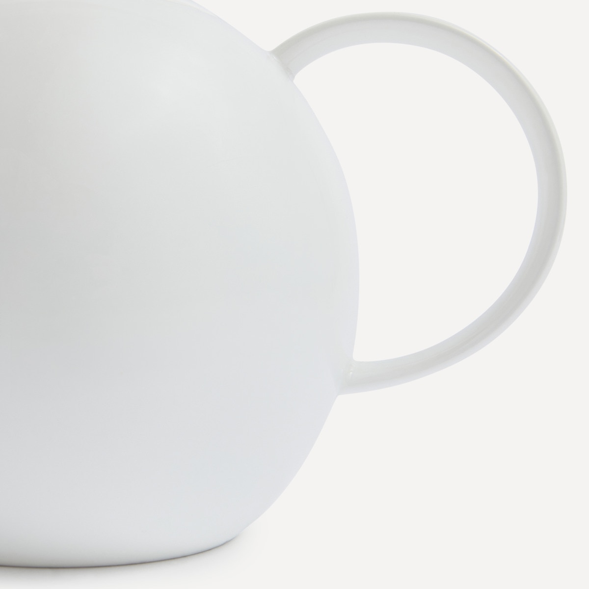 Chaleira redonda Bone China Essential El Corte Inglés Branco-3