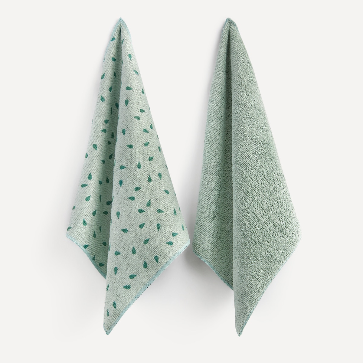 Conjunto de 2 panos de microfibra para limpeza Sink Side Brabantia Esmeralda-1