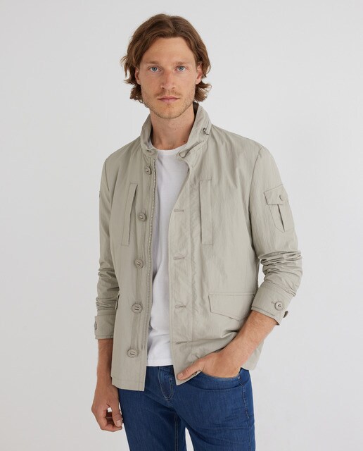 Parka de hombre técnica regular fit detalle bolsillos · Florentino · El  Corte Inglés
