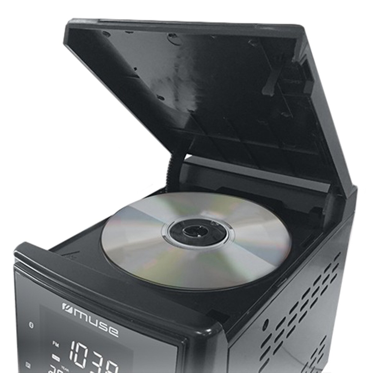 Reproductor de CD Muse M38BT.. Negro / Plata-2