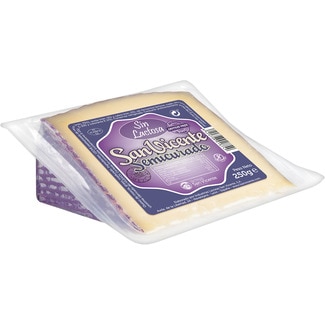 queso semicurado mezcla elaborado con leche pasteurizada sin lactosa cuña 250 g - San Vicente