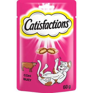 snacks para gatos rellenos de buey envase 60 g - Catisfactions
