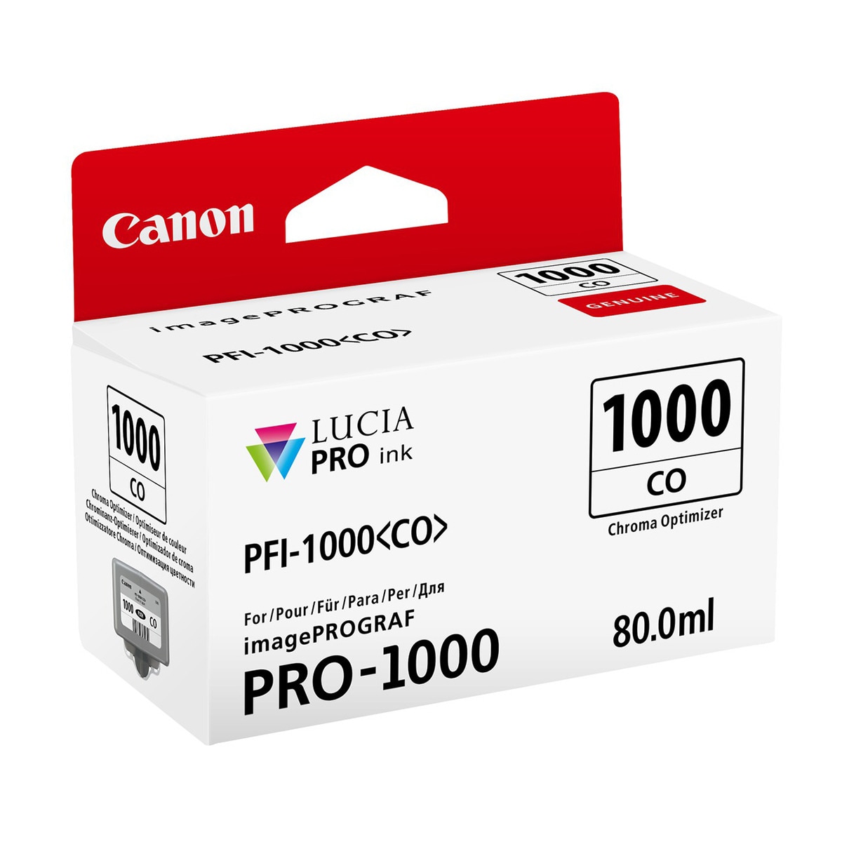 Cartucho de tinta original Canon PFI-1000 CO Optimizador de brillo (0556C001) 2
