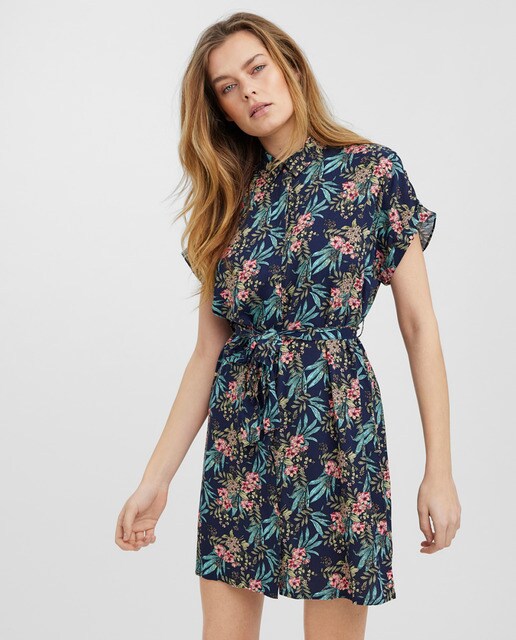 Vestido corto 100% reciclado · Vero Moda · El Corte Inglés