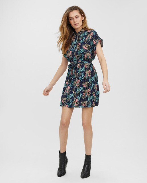 Vestido corto 100% reciclado · Vero Moda · El Corte Inglés