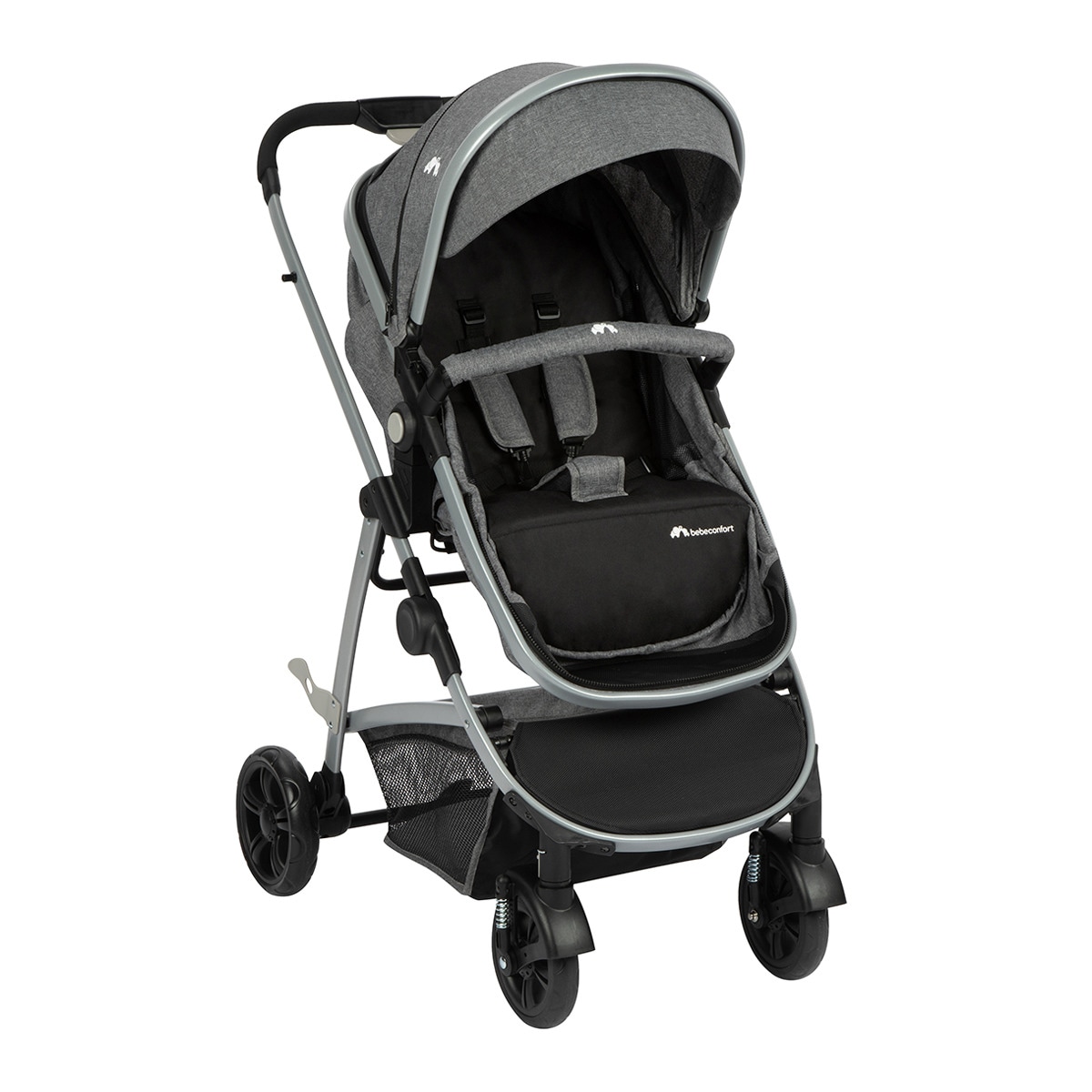 Imagen 0 de Cochecito convertible de 1ª edad Hello 2 en 1 pram (cochecito/capazo), 0m+, <22 Kg, color Black Chic