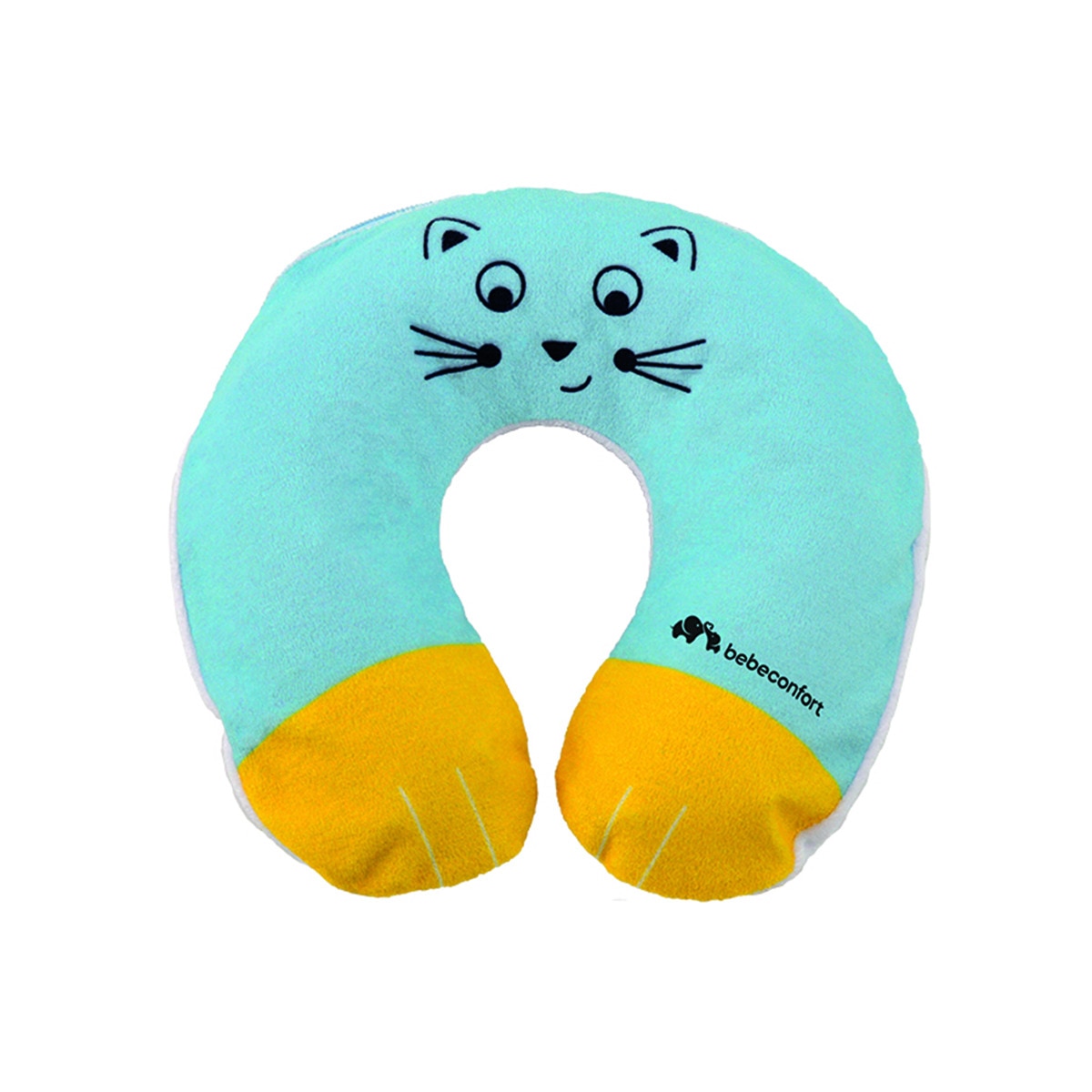 Imagen 0 de Almohada de apoyo para la cabeza, 3años+, color azul/amarillo