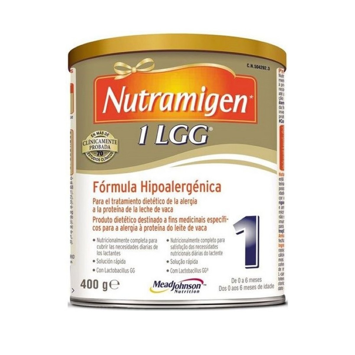 Imagem 0 de Leite Dietético Nutramigen LGG 1 - 400 g