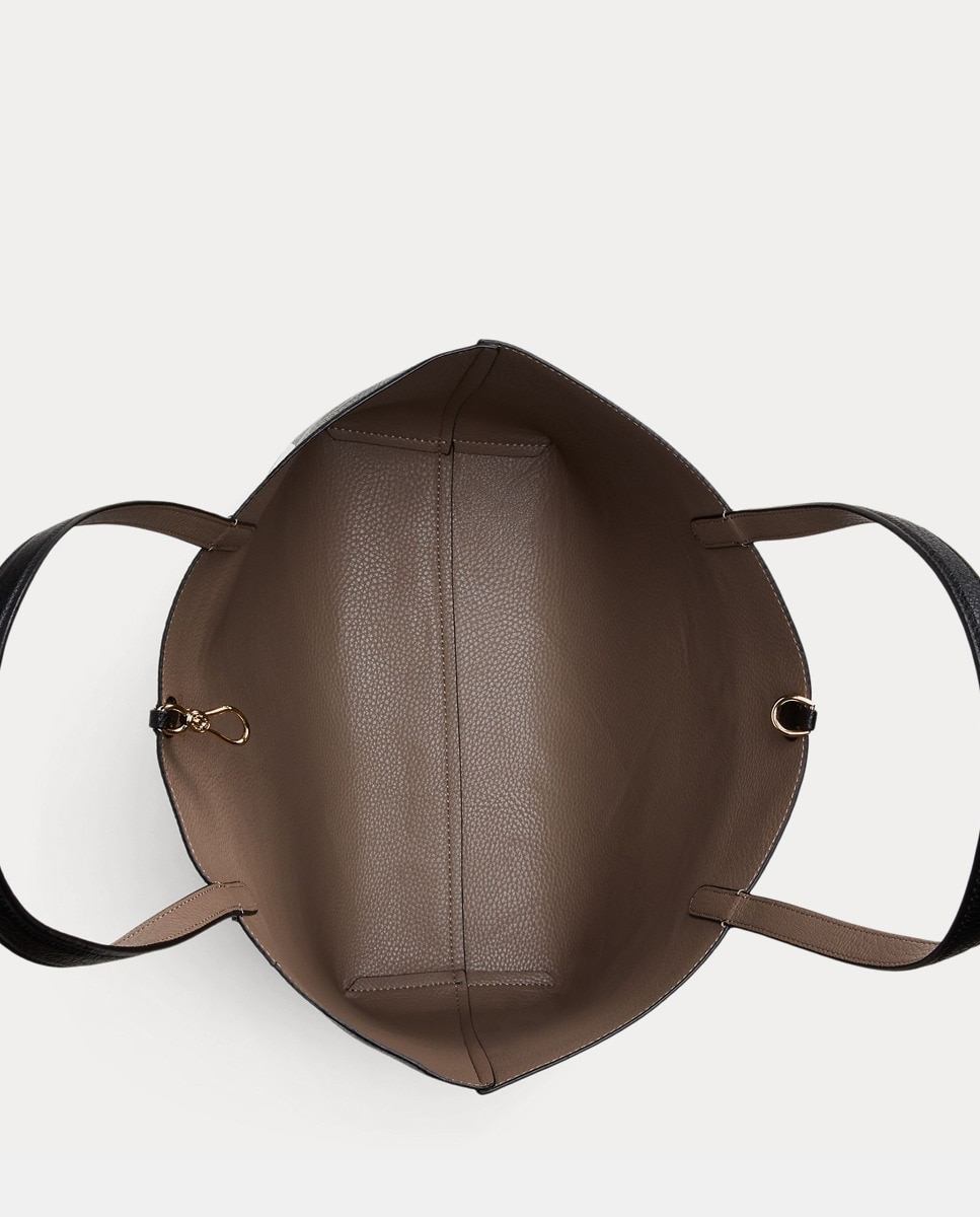 Mala tote reversível preta e cinzenta Preto-7
