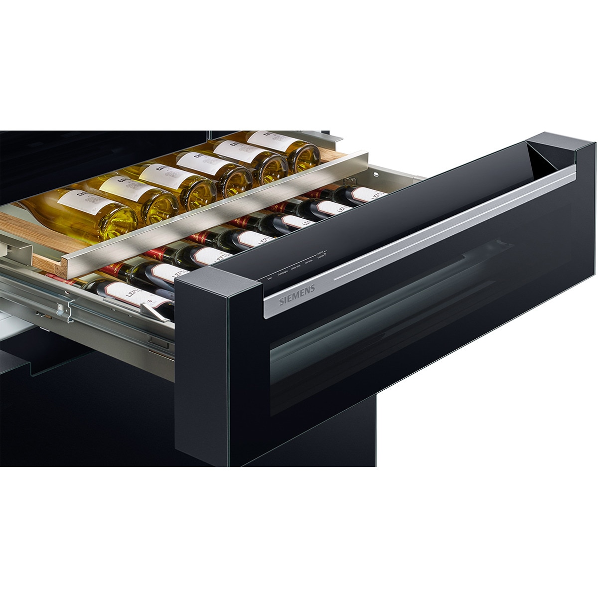 Frigorífico americano Siemens iQ700  con puerta de cristal - KF96RSBEA Cristal negro-7