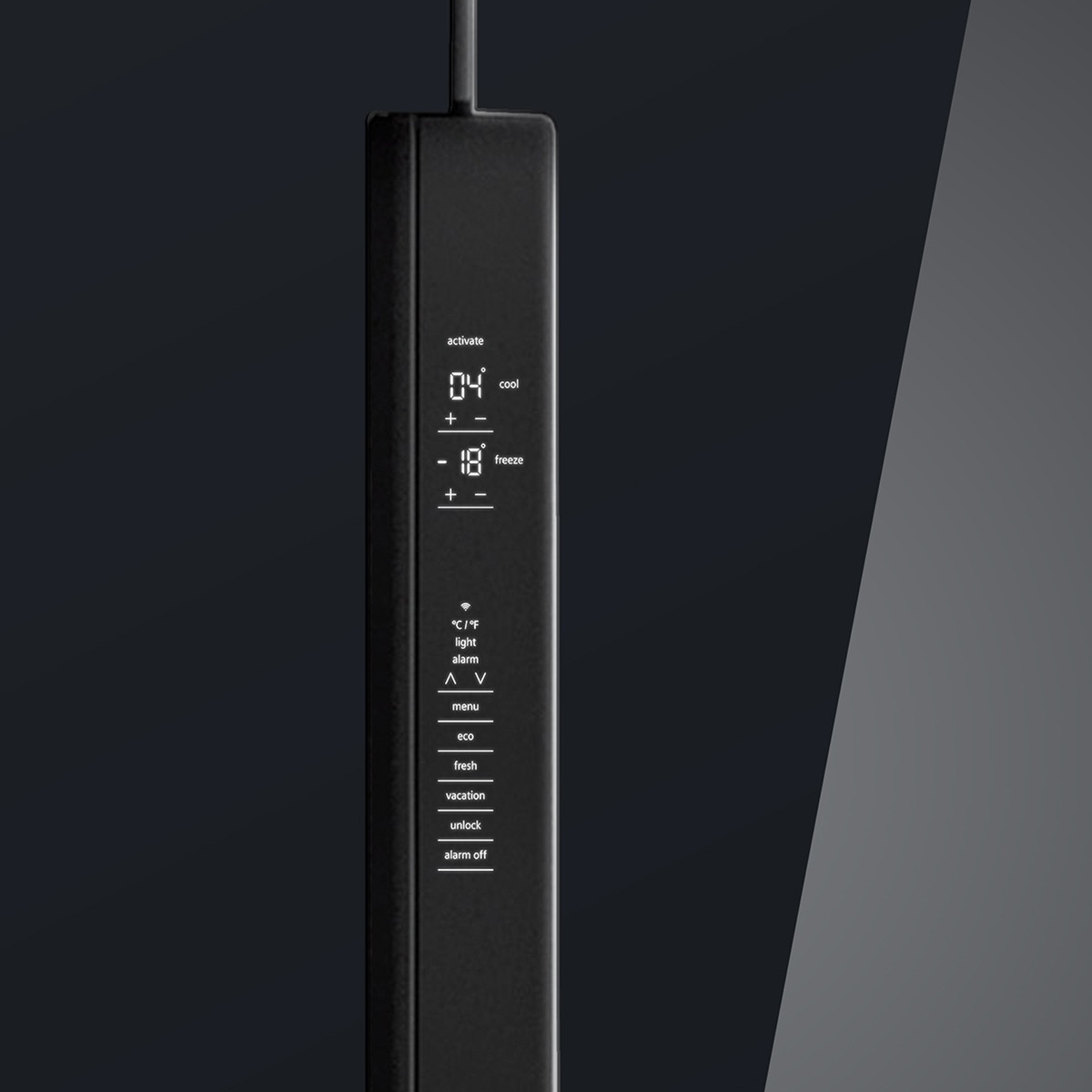 Frigorífico americano Siemens iQ700  con puerta de cristal - KF96RSBEA Cristal negro-4