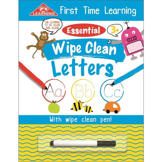 Imagen 0 de First time learning: wipe clean letter