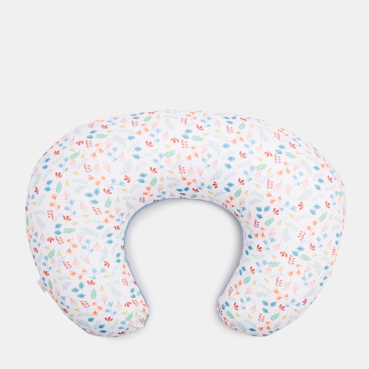 Imagem 0 de Almofada de Lactação Flores - Azul/Branco