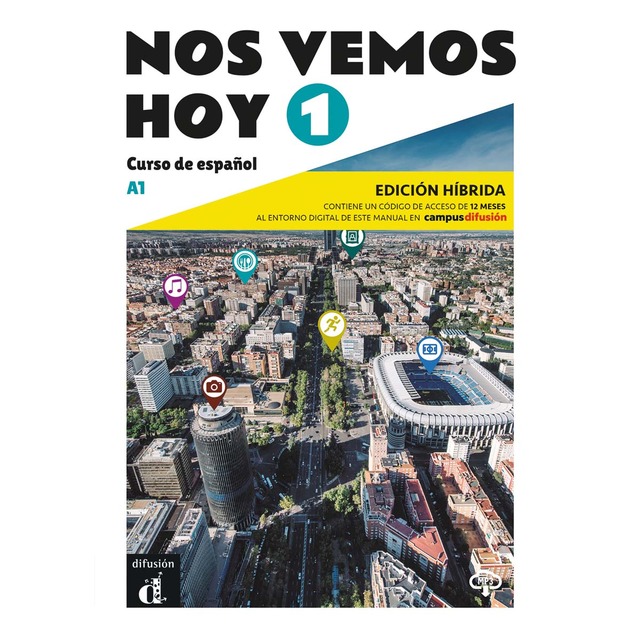 Imagem 0 de Nos vemos Hoy 1 Ed. hibrída Edición para estudiantes (Capa mole)