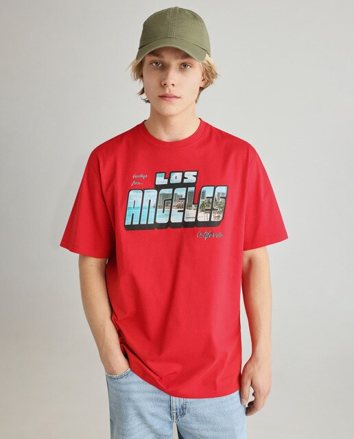 Camiseta de hombre roja de manga corta · Green Coast · El Corte Inglés