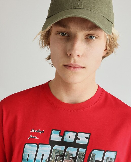 Camiseta de hombre roja de manga corta · Green Coast · El Corte Inglés