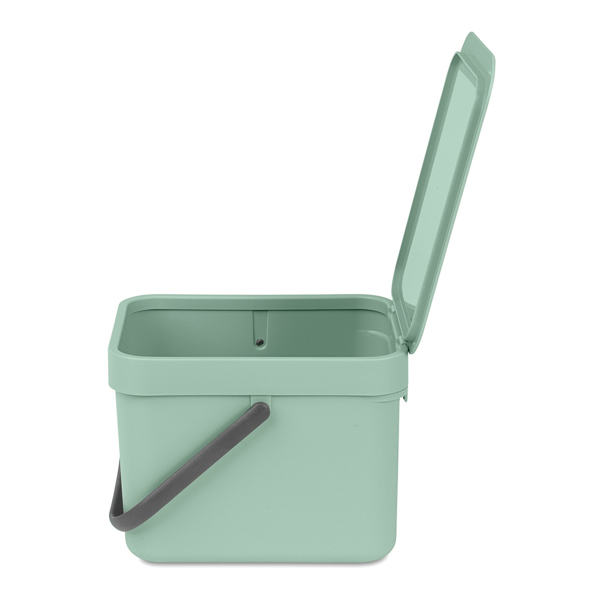 Balde do Lixo para Reciclagem Sort&Go 6 L Verde-claro-3