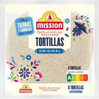tortillas de trigo 8 unidades paquete 320 g - Mission
