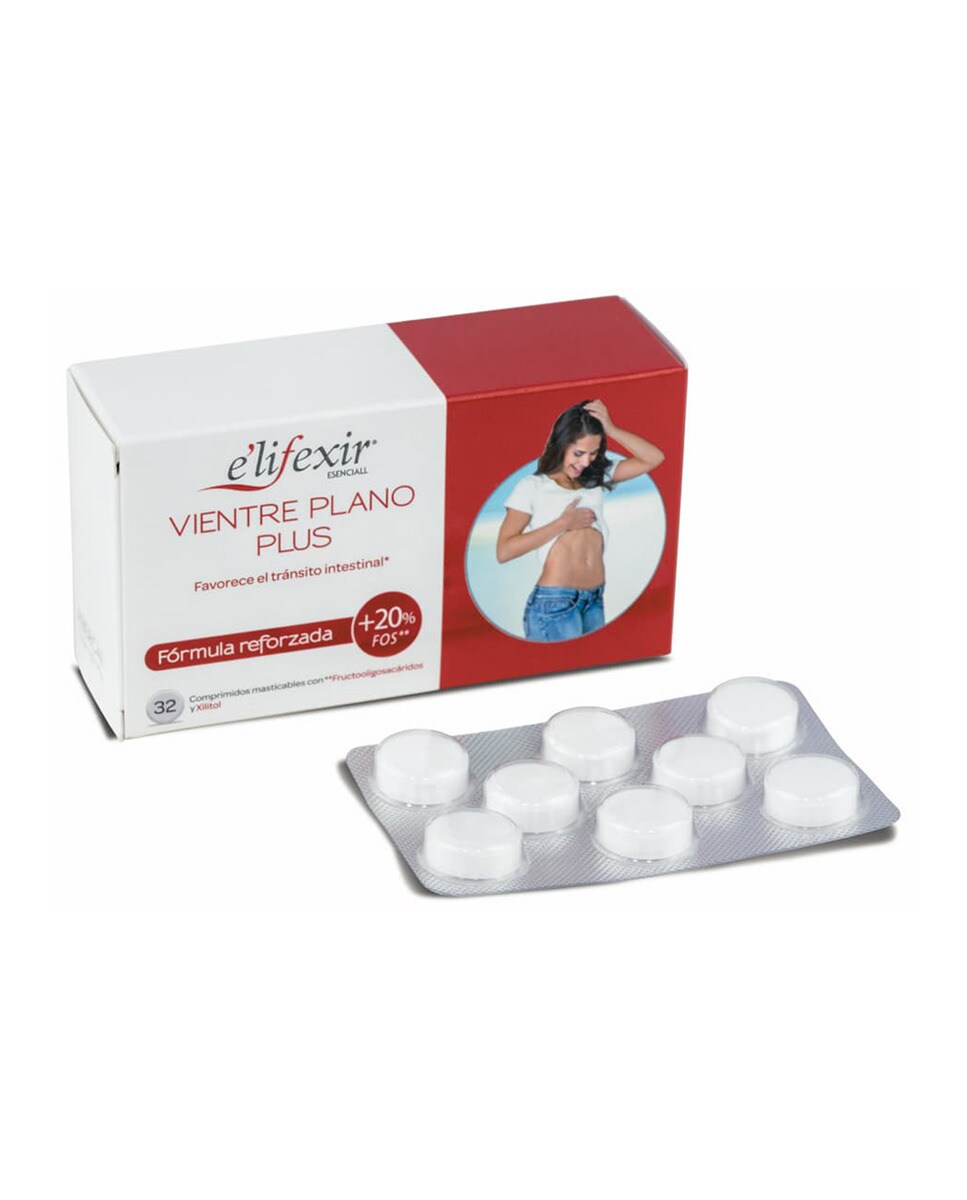 Comprimidos masticables Vientre Plano plus Salud E'lifexir® · E'lifexir® · El  Corte Inglés