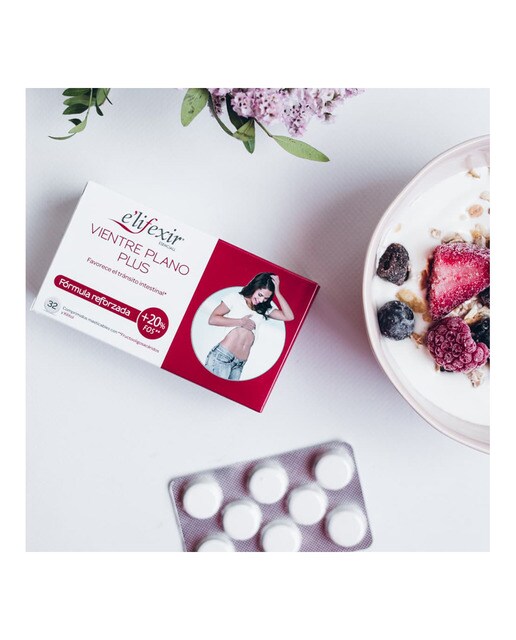 Comprimidos masticables Vientre Plano plus Salud E'lifexir® · E'lifexir® · El  Corte Inglés