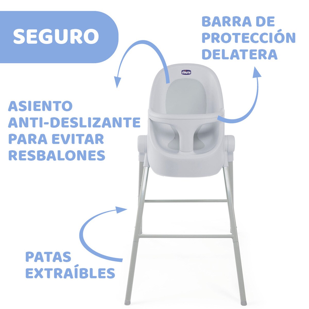 Chicco -  Bubble Nest Cool Grey Gris-4