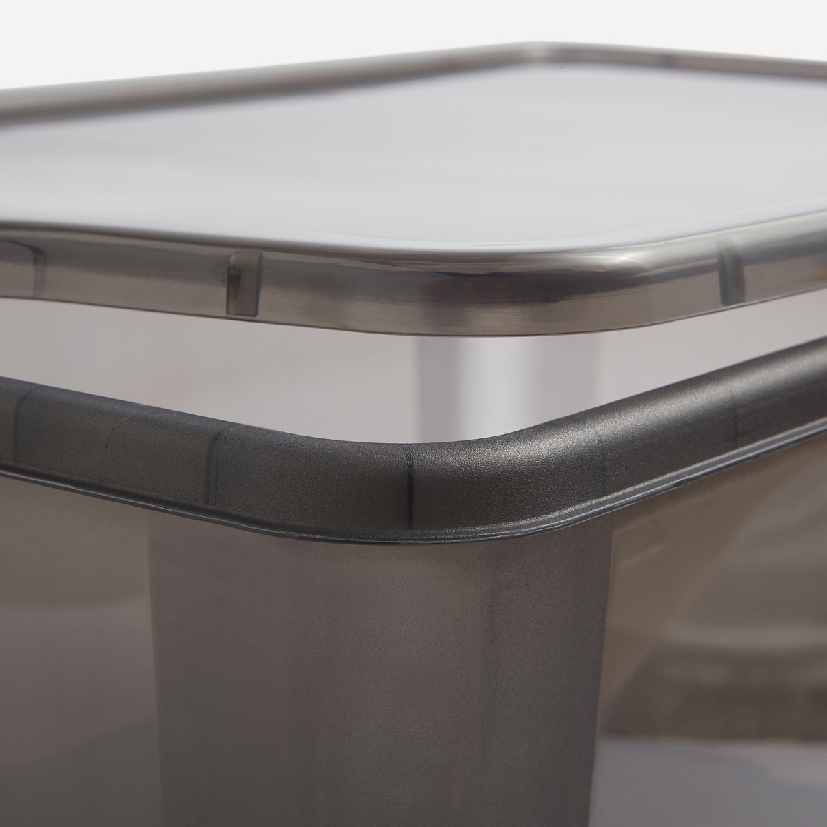 Caja de almacenaje con tapa Nuestro Mejor Precio - El Corte Inglés Gris-4