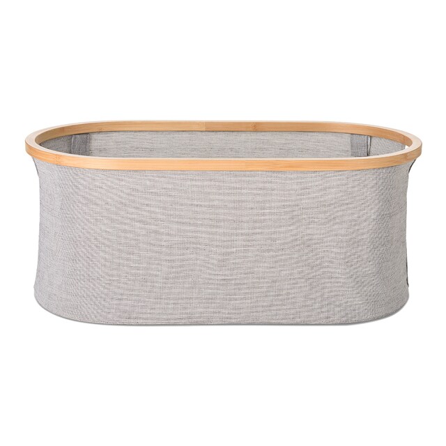 Imagem 0 de Cesto Dobrável Tecido + Bambu Room