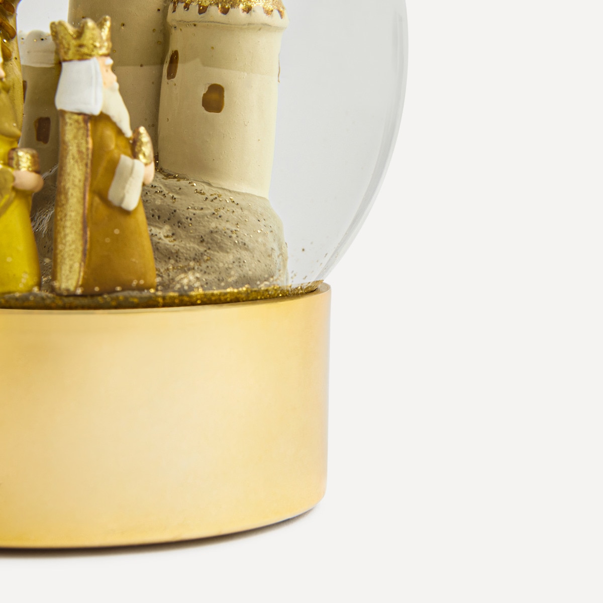 Bola de nieve dorada Reyes Magos Navidad El Corte Inglés Oro-5