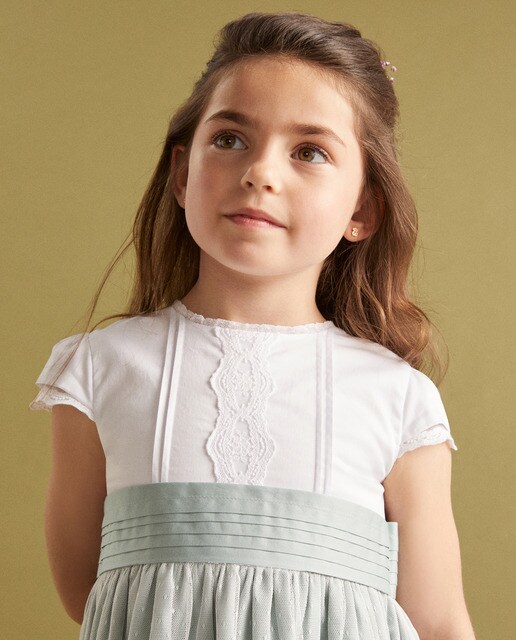 Vestido de ceremonia de niña combinado · Coconut El Corte Inglés · El Corte  Inglés