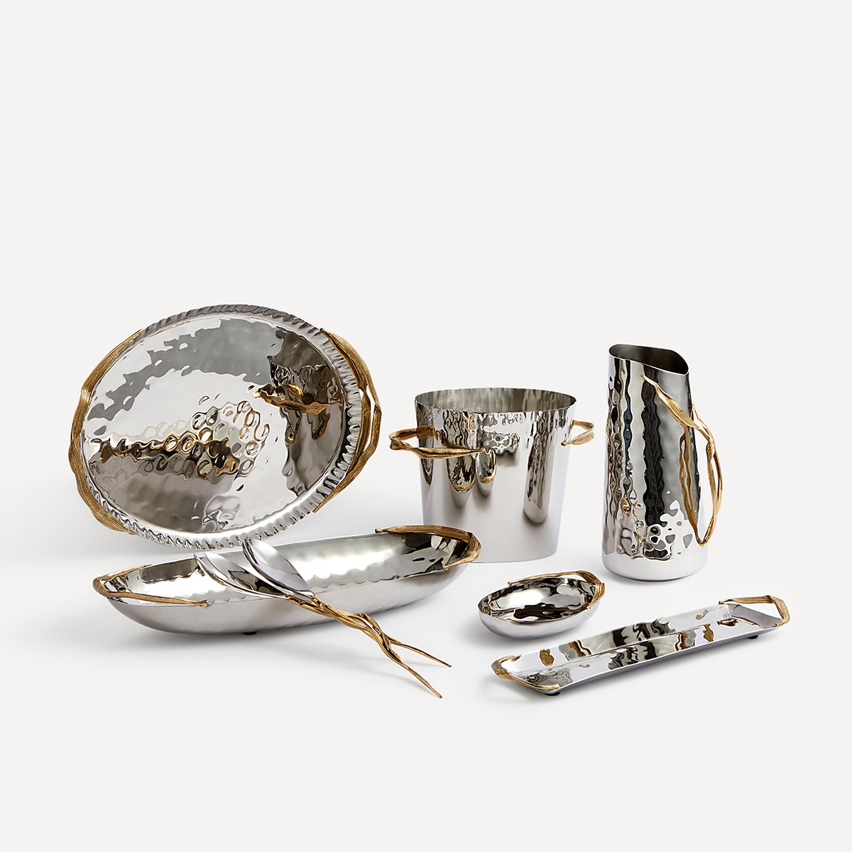 Champanera de metal Corn El Corte Inglés Plata-4