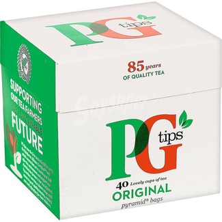 té clásico estuche 40 bolsitas pirámides - Pg Tips