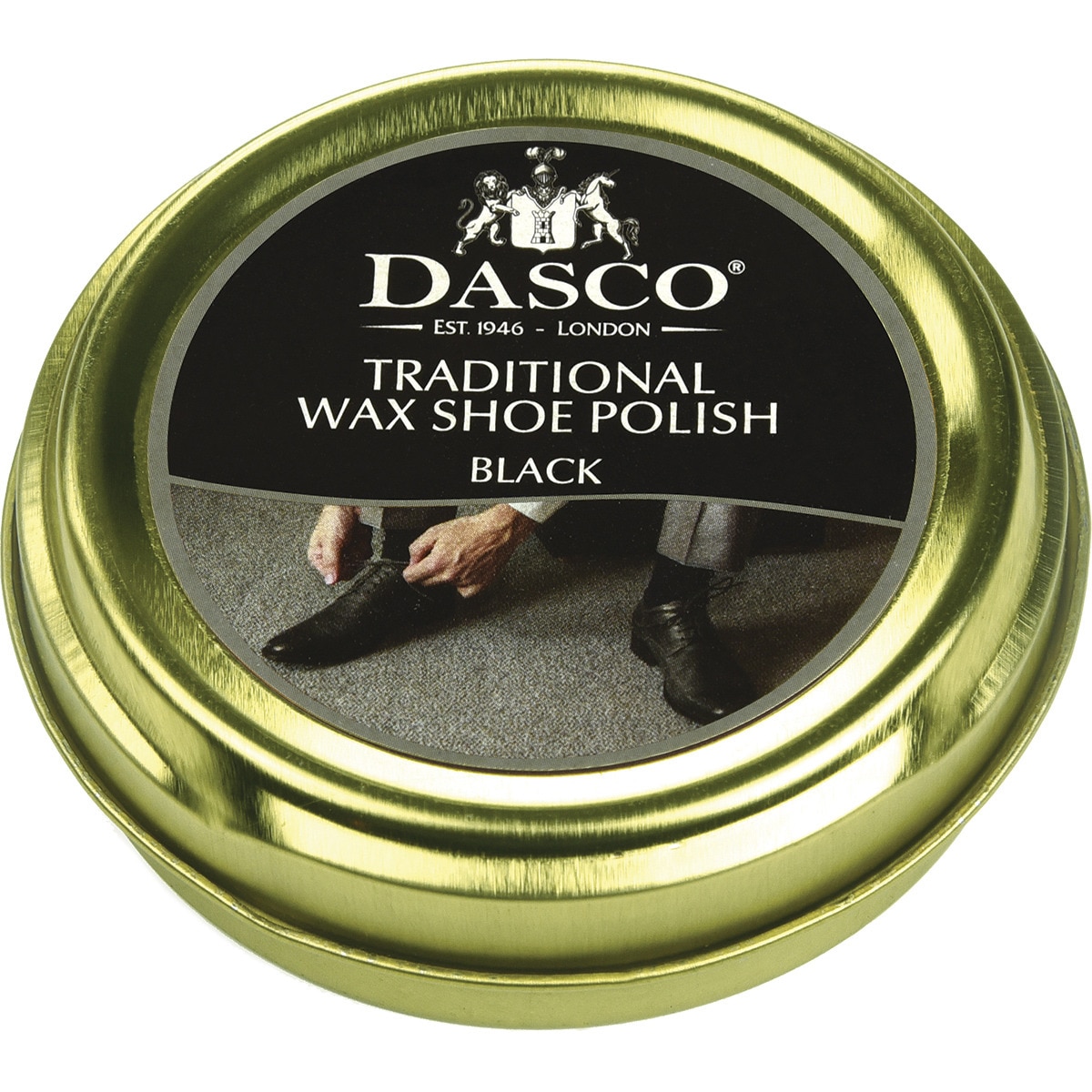 limpia calzado crema Tradicional negro lata 50 ml